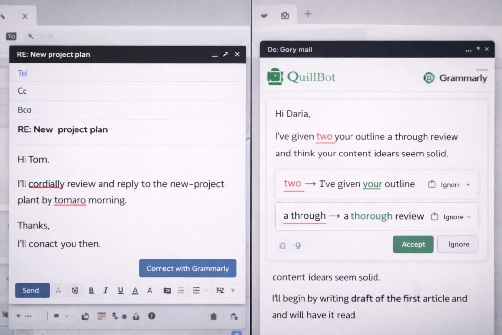 AI writing assistant chrome extension.